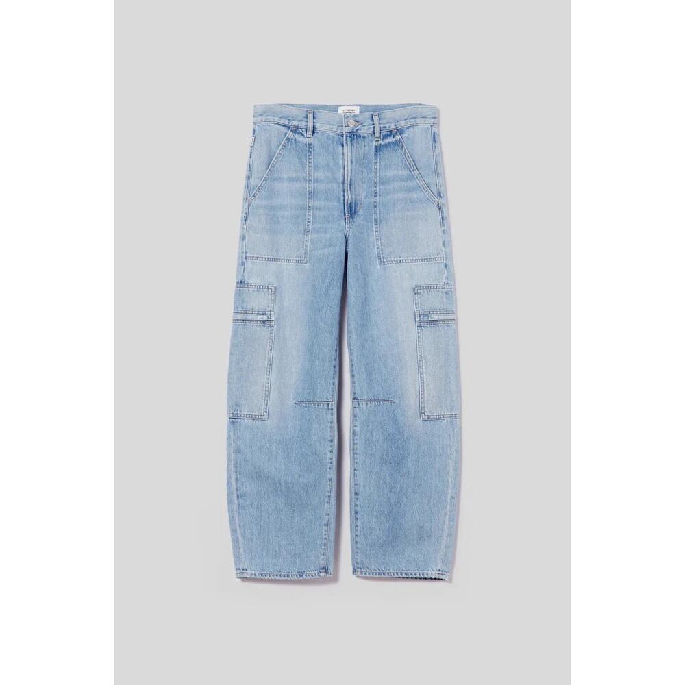 SOLD SOLD Citizens Of Humanity Marcelle Barrel Leg Cargo Jeans Size 28 - Picture 2 of 11